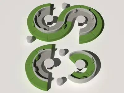 Office Sofa 3D model