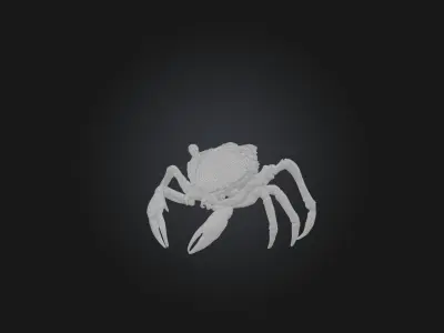 RoboCrab Model Low-poly 3D model