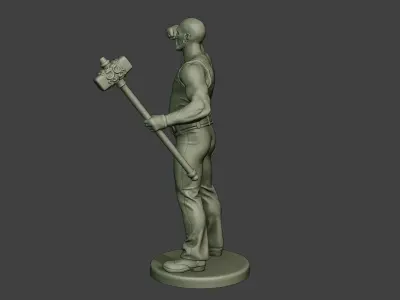 Bill HammerMan BH1 0003 3D print model