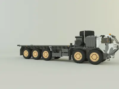 Hemtt A4 Military Container Truck 3D model