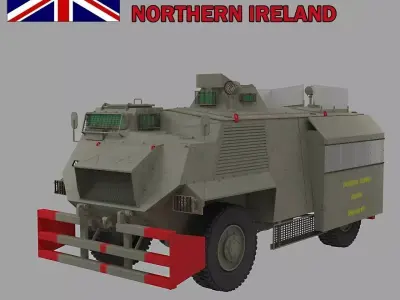 AT 105 SAXON PATROL - NORTHERN IRELAND 3D model