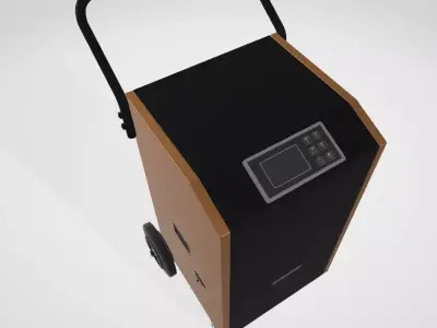 Commercial Dehumidifier Low-poly 3D model