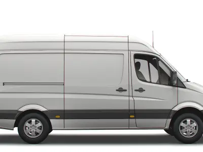 Mercedes Benz Sprinter Van L2H2 2018 3D model