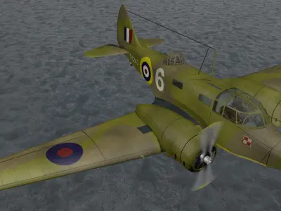 Airspeed Oxford Mk-2 3D model