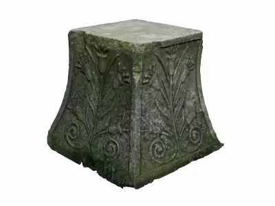 Medieval Stone Low-poly 3D model