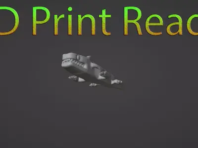 Lizard 3D Print Ready 3D model