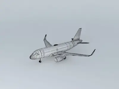 Astrocraft Airbus A318 Sharklets Free 3D model
