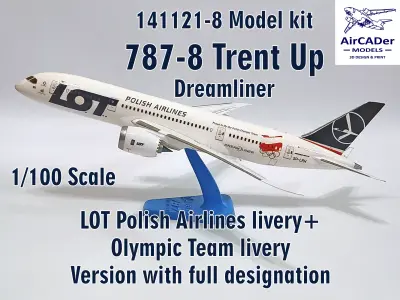 141121-8 Model kit Boeing 787-8 Trent Up 3D print model