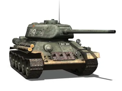 T-34 85 - Soviet medium tank - 849 3D model