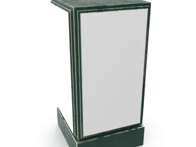 Street Advertising Billboard 15 Low-poly 3D model