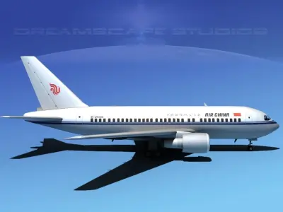 Boeing 767-200ER Air China 3D model