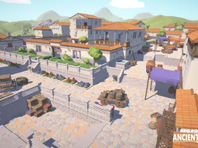 RPG Poly Pack - Ancient Village Low-poly 3D model