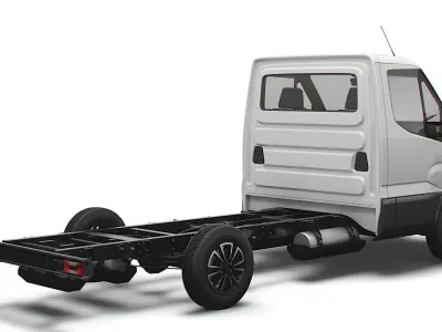 Iveco Daily Single Cab L2 Chassis 2022 3D model