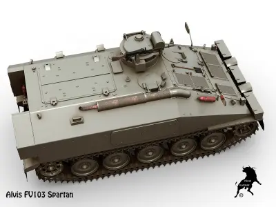 Alvis FV103 Spartan 3D model