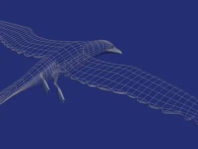 Low  Poly Alcatraz model Low-poly 3D model