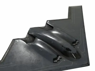 Northrop Grumman B-2 Spirit Low-poly 3D model