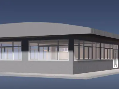 Canteen 25-54 3D model