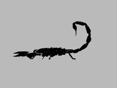 SCORPION LOW POLY 3D model