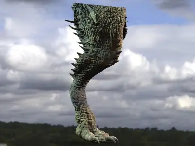 Dragon Leg 3D model