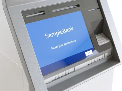 ATM - automated teller machine 3D model