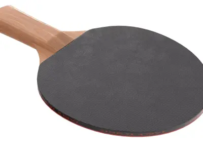 Table Tennis Paddles  Low-poly 3D model