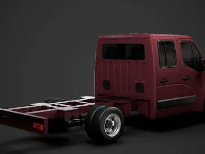 Nissan NV400 CrewCab DW E20 Chassis 2014 3D model