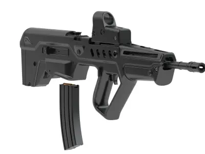 IWI Tavor Bullpup Assault Rifle 3D model