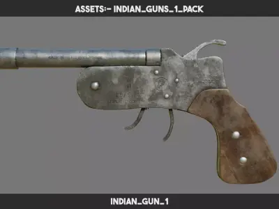 Indian Guns Vol 1 Free 3D model