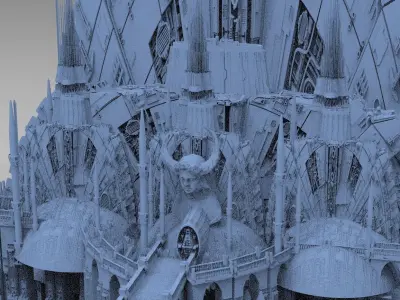 Alien Prometheus temples 3 3D model