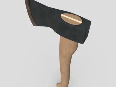 CC0 - Axe 1 Free low-poly 3D model