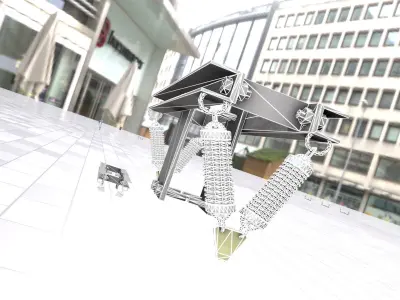 Electricity Poles Insulators 6 - Object 103 Low-poly 3D model