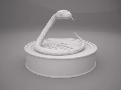 Snake - Lunar Year 3D Printable 3D print model