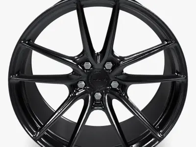 Velgen Wheels Lightweight Series VF5 Wheel Gloss Gunmetal Low-poly 3D model