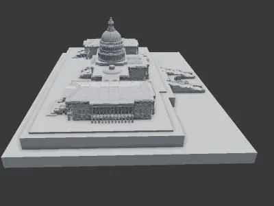 Capitol building 3D model