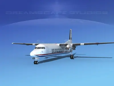Fokker F-60 Royal Netherlands Air Force 1 3D model