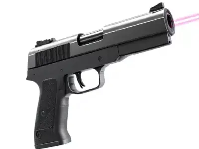 SleekHeavyLaserPistol Low-poly 3D model
