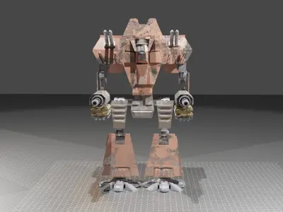 Fallen Titan 3D model