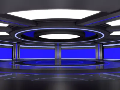 Sci Fi Room Interior 3D model get