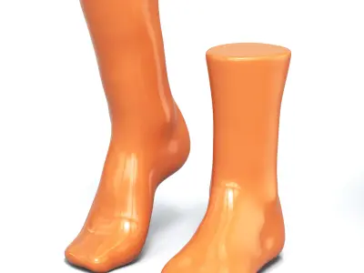 3d base for socks 3D model