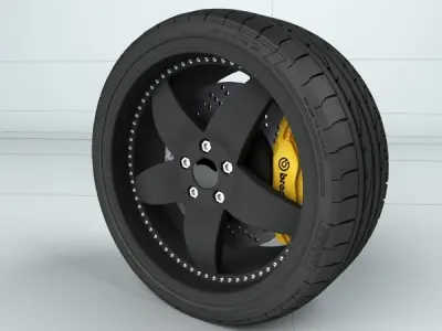 Wheel 3D model