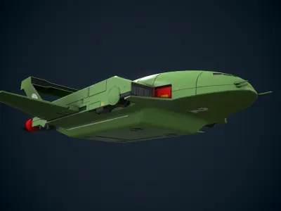 Nave Thunderbird 2 3D print model