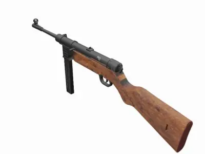 MP 41 Low-poly 3D model