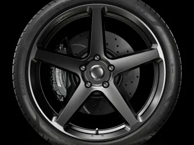 Pirelli PZ4 275 35 ZR22 104Y Bentley Edition 3D model