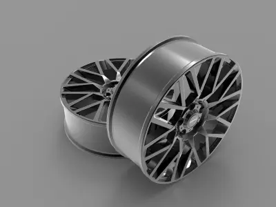 MOMO Revenge Alloy Wheel 3D model