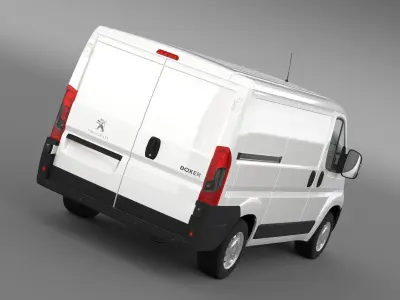 Peugeot Boxer Van L1H1 2017 3D model