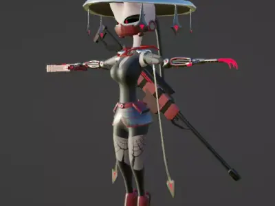 Alien Sniper 3D model
