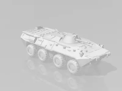 Ukraine BTR-80 Free 3D model