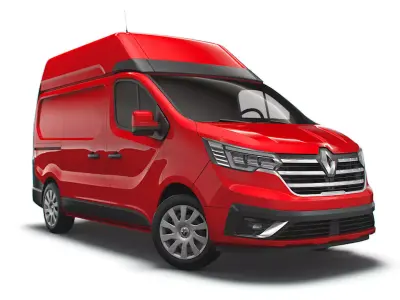 Renault Trafic Van L1H2 2021 3D model