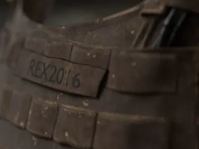 SOLDIER Bulletproof Vest 02 3D model