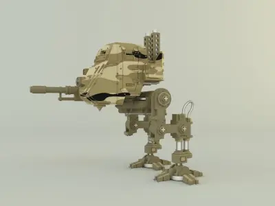 sentinel steel legion robot 3D model